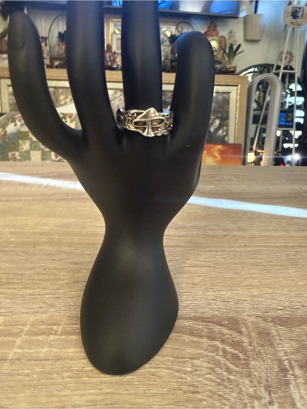 Sterling Silver Mushroom ring